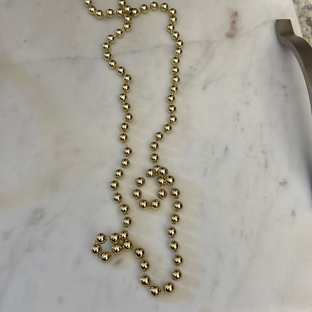 Gold Bead Necklace